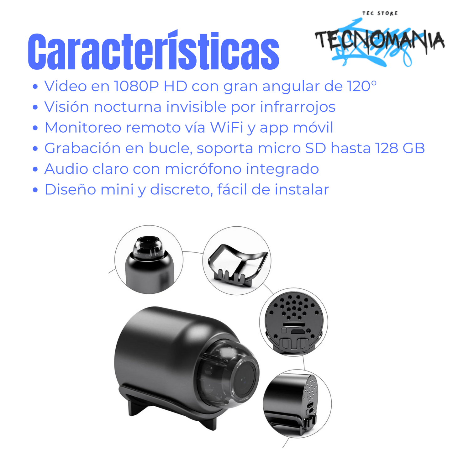 Microcámara – Seguridad Inteligente para tu Hogar