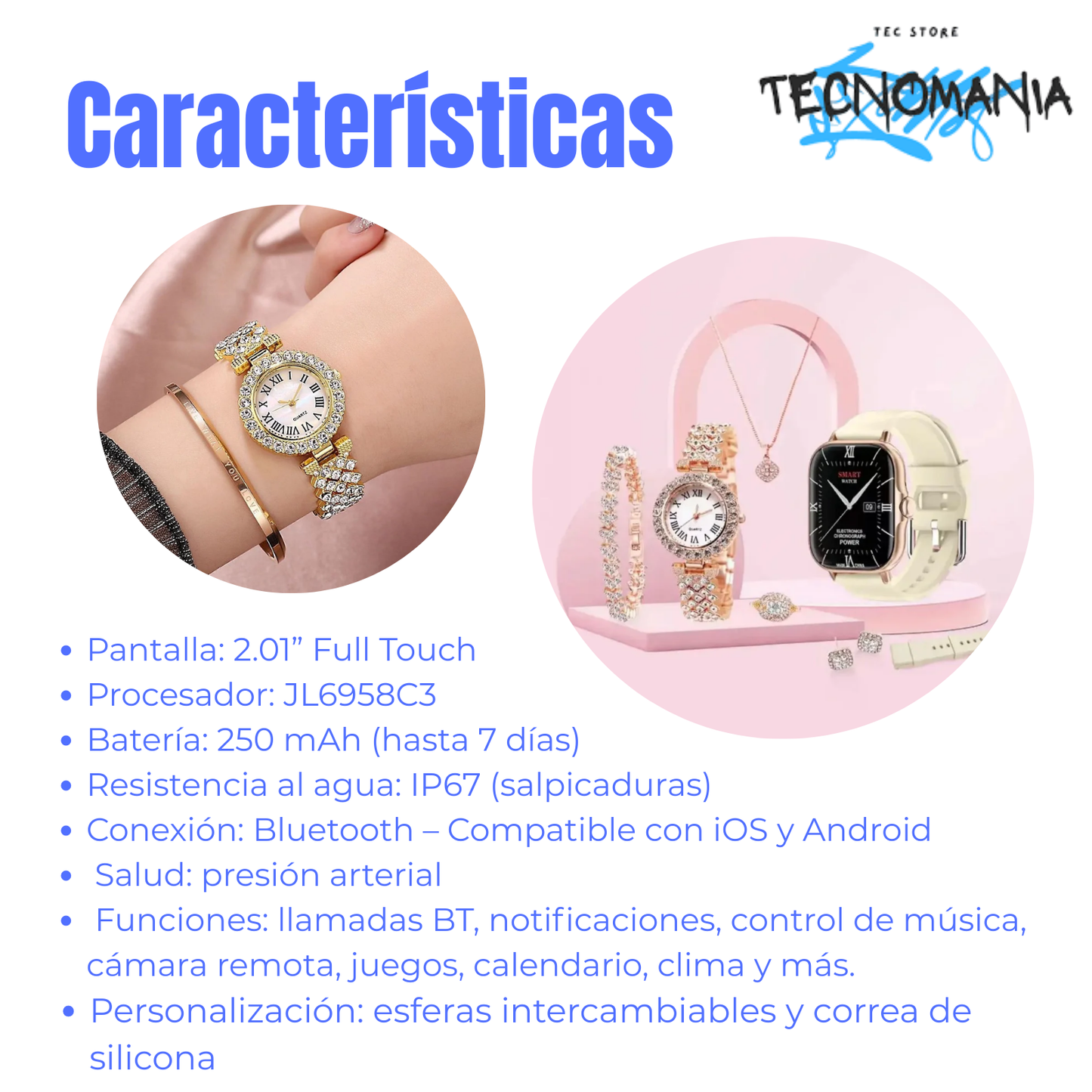 A58 Plus Reloj Inteligente