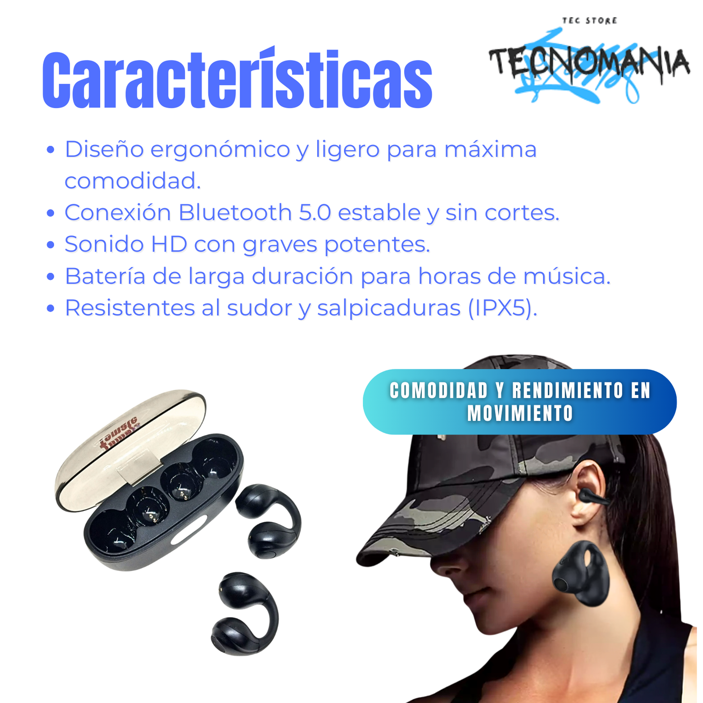 Audifonos Ear Clip