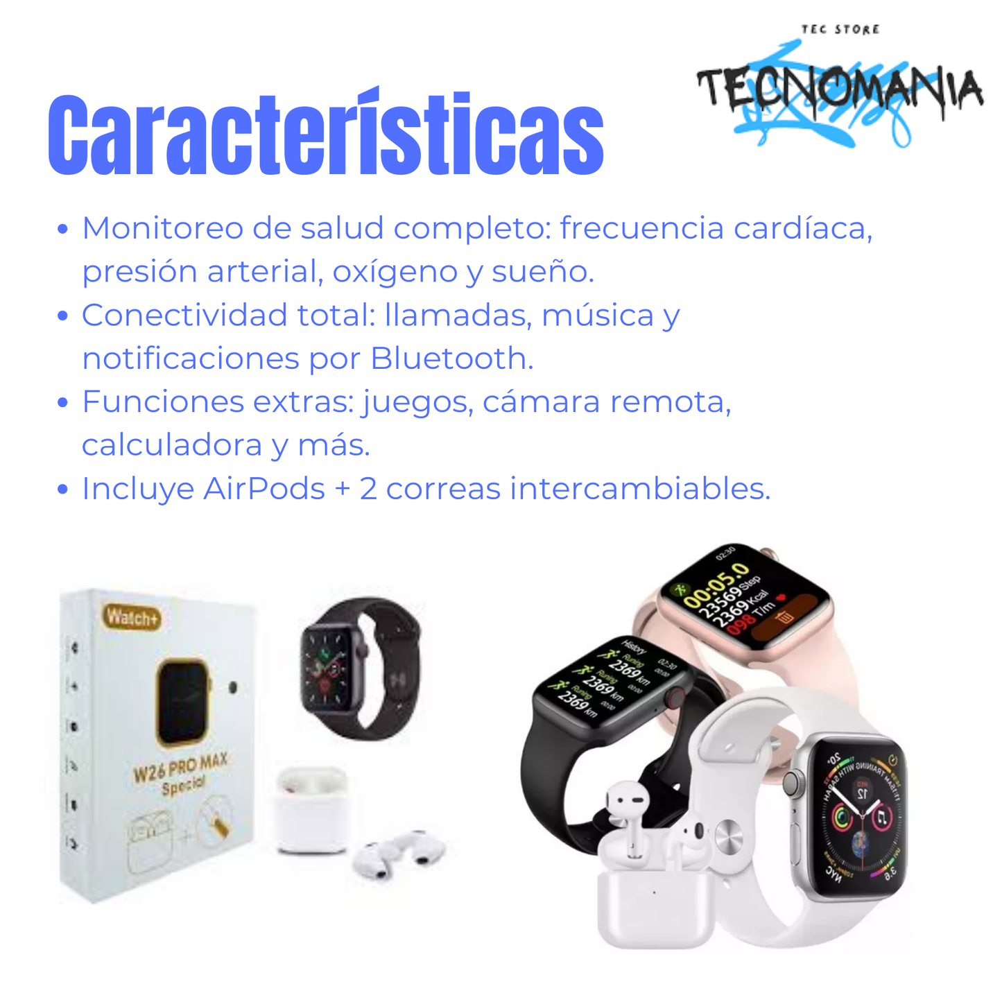 Smartwatch W26 Pro Max Series 8