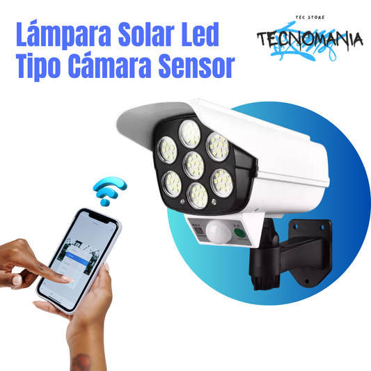 Lámpara Solar Led Tipo Cámara Sensor
