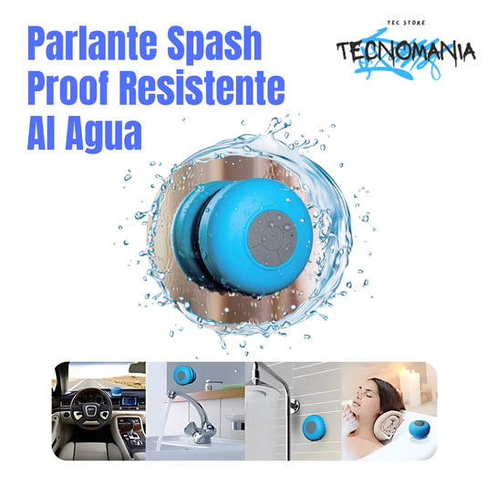 Parlante Spash Proof Resistente al Agua