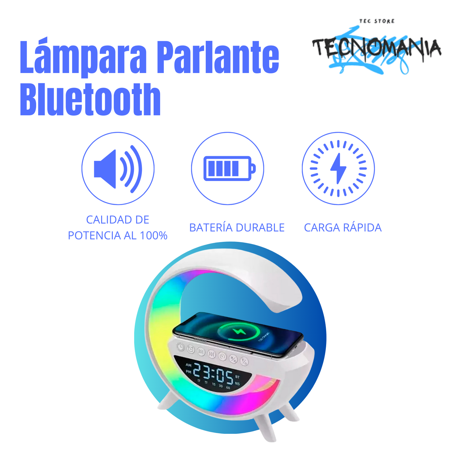 Lámpara Parlante Bluetooth
