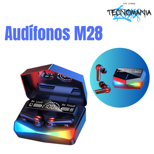 AUDÍFONOS M28 - Sonido estéreo