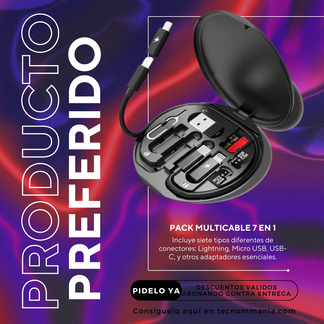PACK MULTICABLE 7 EN 1